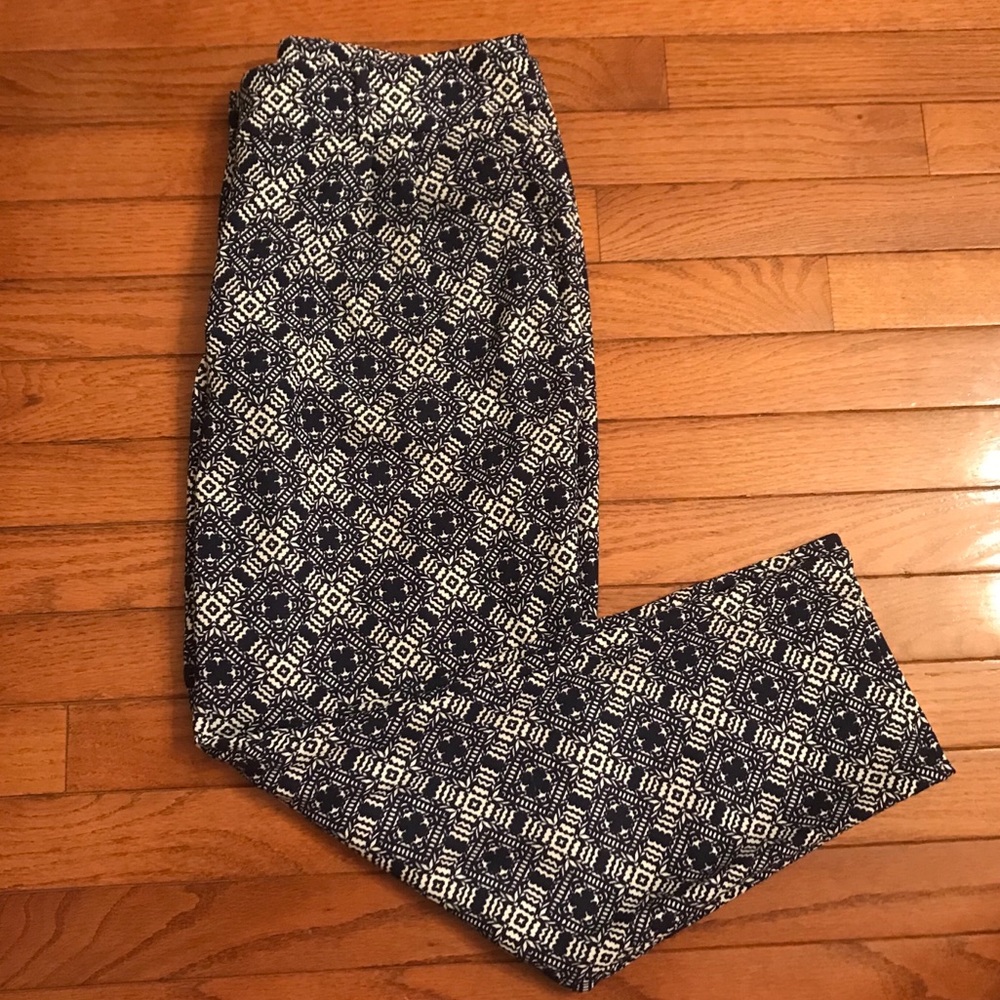 J.Crew Pleated Patterned Trouser - image 2